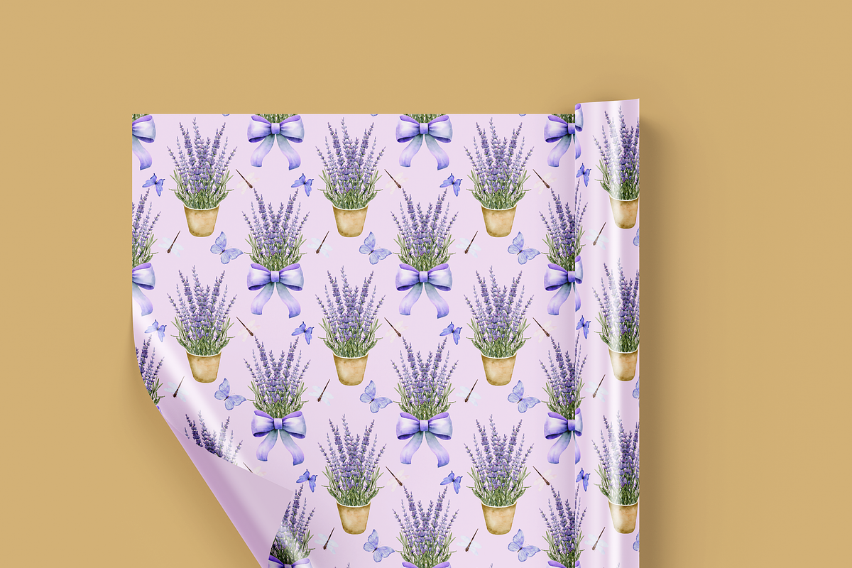 In Violet Watercolor Set, a Decorative Illustration by Aurella Art (Photo 13 of 17)