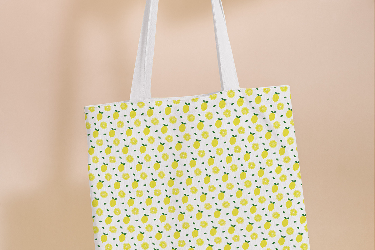 Digital Paper Pack Fresh Lemons, a Pattern Graphic by Akwadesign (Photo 7 of 7)