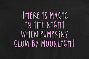 Witchy Vibes Spooky Halloween Font