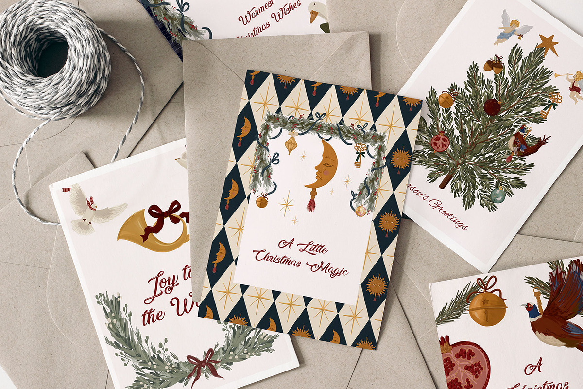 Hand-Painted Christmas Treasures, an Object Graphic by Mio Buono (Photo 2 of 14)