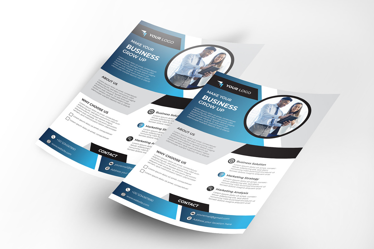 Corporate Business Flyer Template, a Flyer Template by Sharifull11 (Photo 2 of 3)