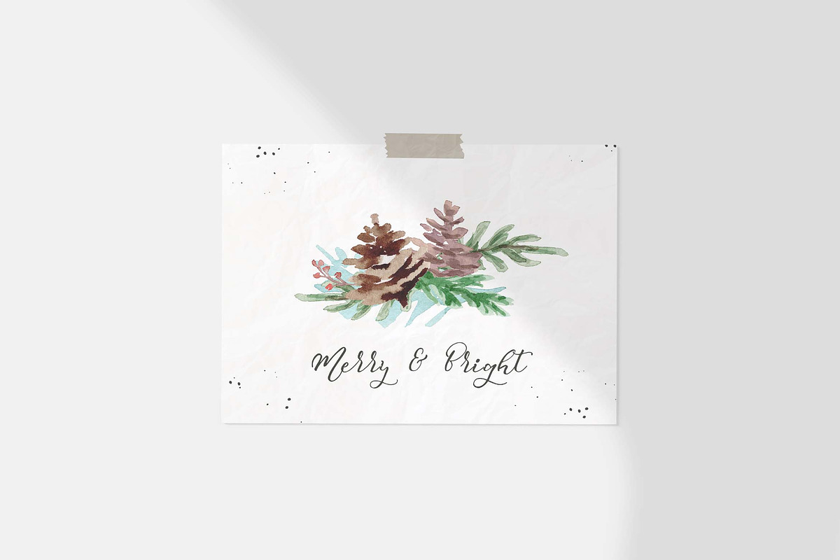 Woodland Winter Watercolor Set, an Illustration by Chelsea Bromley (Photo 5 of 6)
