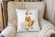 Watercolor Fall Goose Clipart Bundle, an Animal Illustration by MockupWizard (Thumbnail 4 of 4)