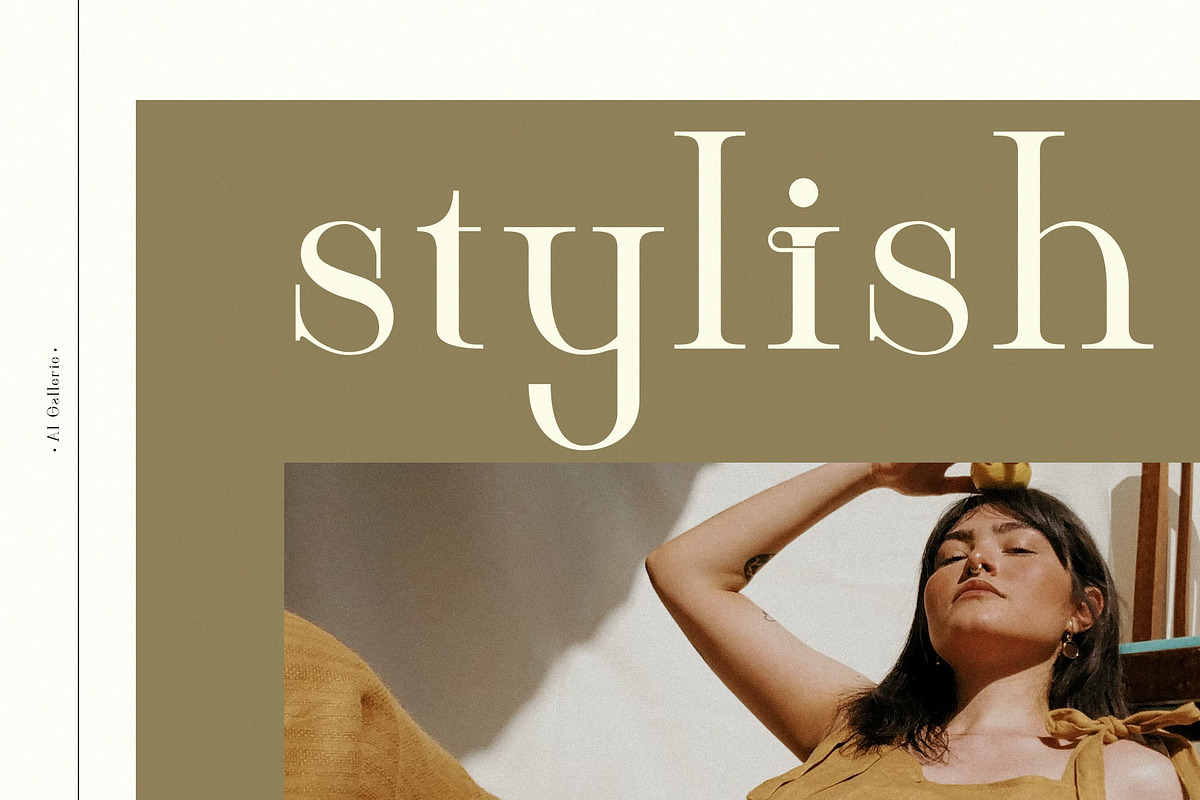 Hitocie Ligature Serif Typeface, a Serif Font by Humaira_std (Photo 3 of 12)
