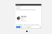 Custom HTML Email Signature Template, an Email Template by Zqdo (Thumbnail 2 of 2)