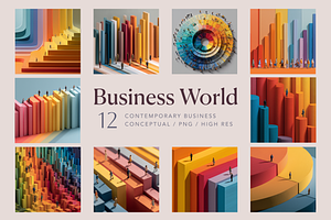 Business World, a Finance Illustration by Picturesque Stories