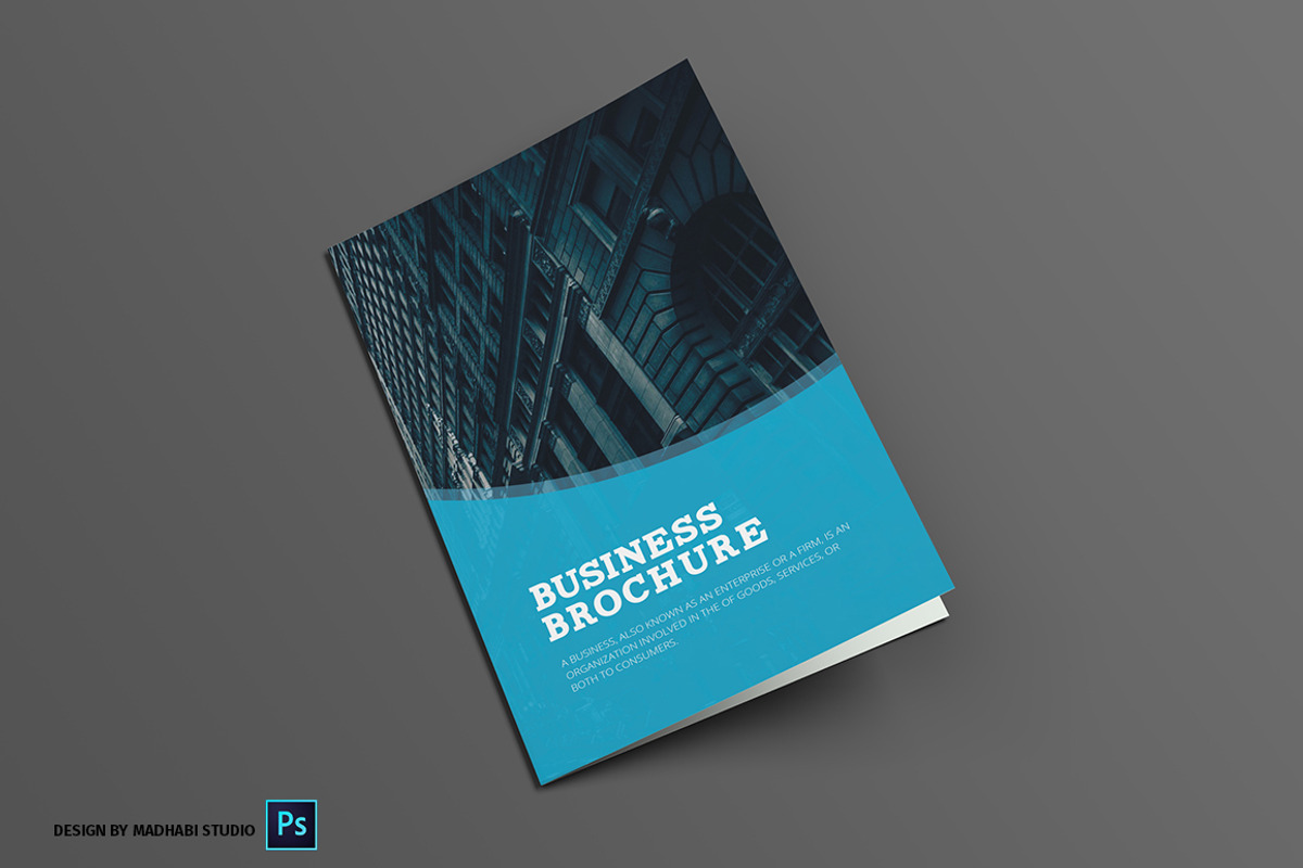 Corporate Bifold Brochure Vol 08, a Brochure Template by Madhabi Studio (Photo 1 of 5)