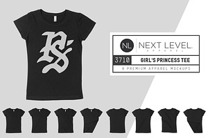 Next Level 3710 Princess T-Shirt, a Shirt Mockup by Pixel Sauce™