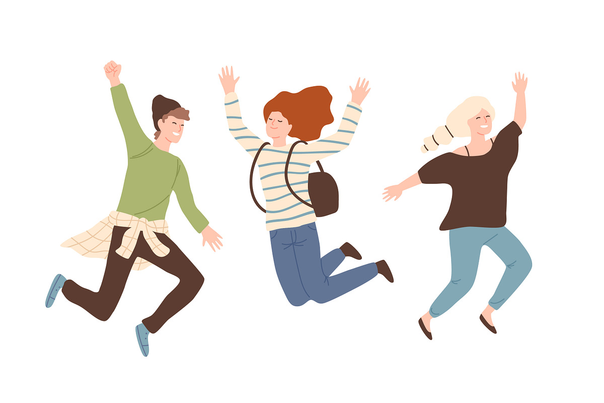 Jumping people, a Person Illustration by Good Studio (Photo 2 of 3)