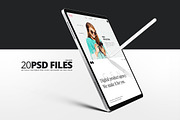 All New iPad Pro Mockups, an iPad Mockup by ydlabs (Thumbnail 5 of 6)