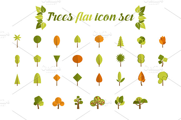 Tree Icon Set