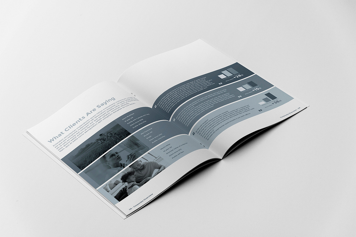 Corporate Brochure Report Template, a Brochure Template by Andre28 (Photo 6 of 7)