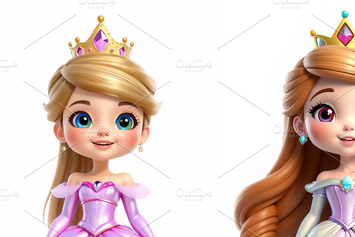 Fairy princesses set, a Person Illustration by Bunny's Little Shop (Photo 3 of 3)