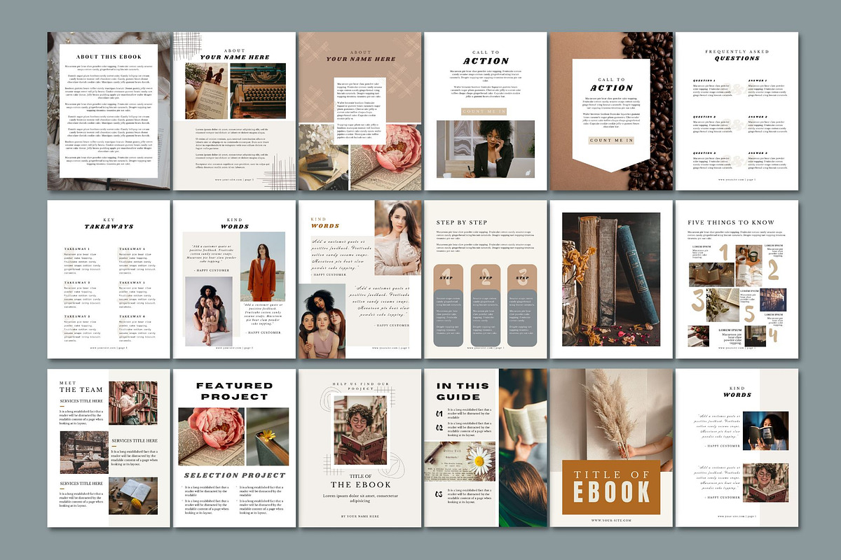 eBook-Workbook Canva Template, a Templates & Theme by iloveTemplate