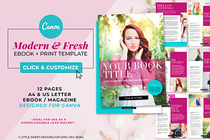 Magazine / eBook Template in Canva