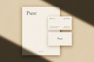 Pure Paper Mockup Scene Creator PSD