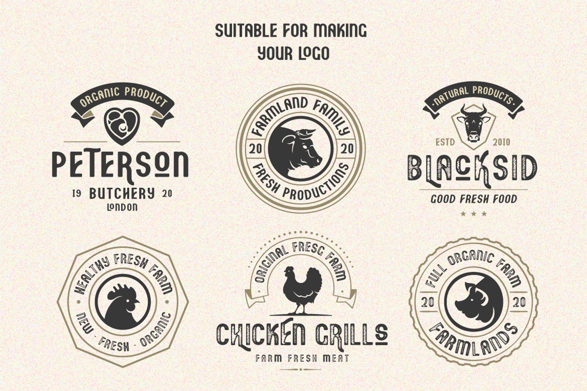 Motgan - Vintage Font, a Sans Serif Font by Vava Aryanto (Photo 7 of 16)