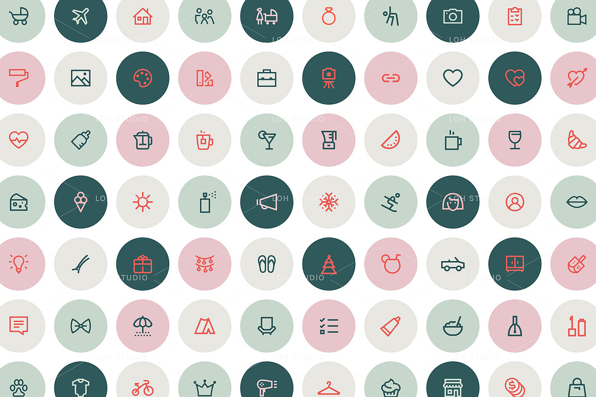 Instagram Highlights Icon Kit, a Graphic by Loh Studio (Photo 2 of 3)