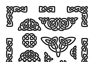 58 Celtic Knots Brushes