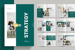 Brand Strategy Brochure Layout, a Brochure Template by Pixelpick