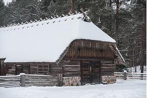 Latvian old wooden house. Riga, an Architecture Photo by COLORFUL