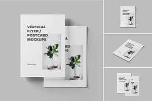 Vertical Flyer / Postcard Mockups