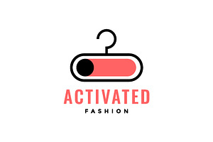 Fashion Activated Hanger Cloth Logo