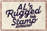 AL's Rugged Ink Stamp Automator, an Action Add-On by AL's Design Studio (Thumbnail 1 of 8)