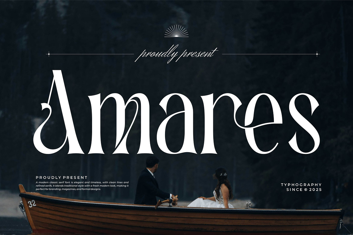 Amares || Elegant Classy Serif Font, a Font by Ermedia Studio (Photo 1 of 10)