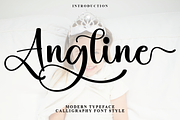 Angline, a Handwritten Font by InermediaSTUDIO (Thumbnail 1 of 8)