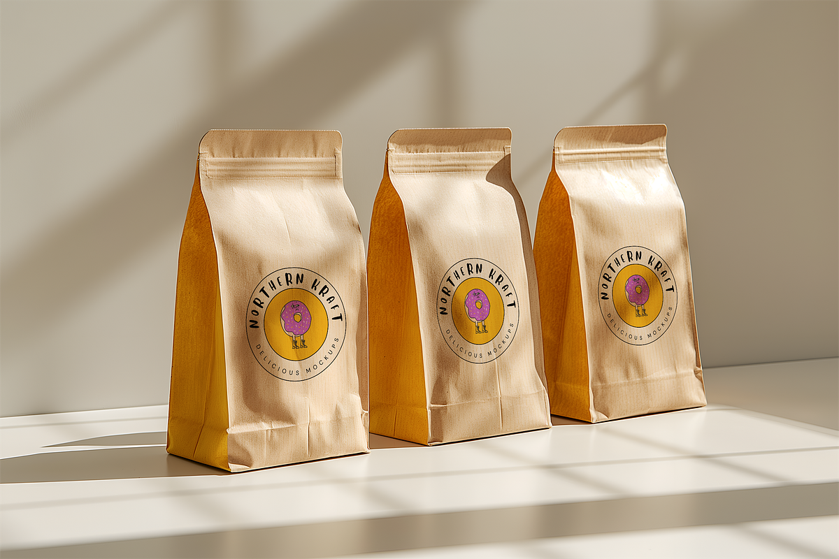 Paper Bag Mockup B02, a Packaging Mockup by Northern Kraft (Photo 5 of 6)
