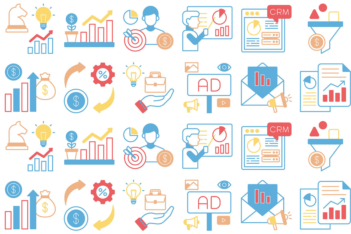 Business Management Vector Icons, an Outline Icon by Vector Portal (Photo 3 of 6)