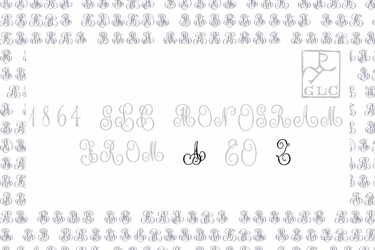 1864 GLC Monogram Set preview 3