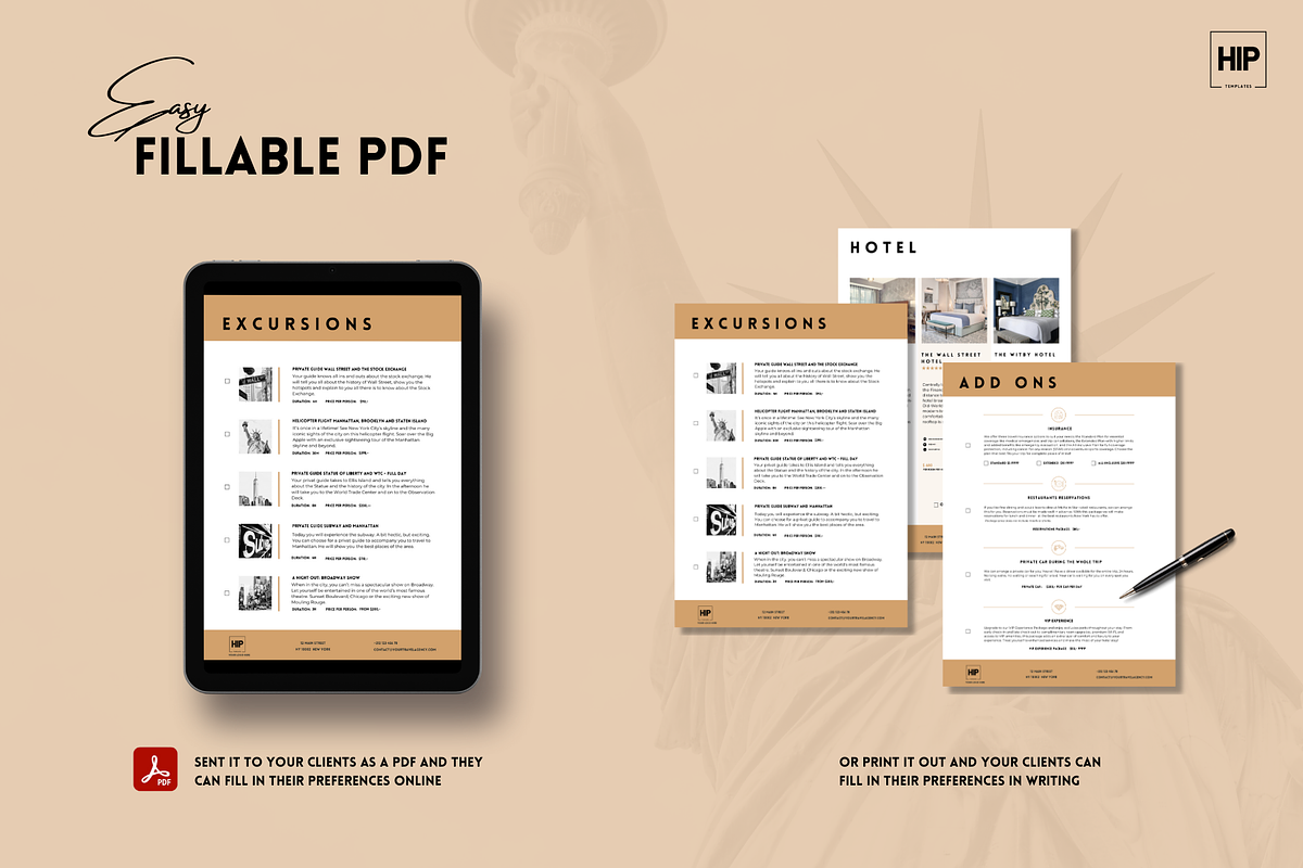 Travel Proposal for Travel Agents, a Templates & Theme by Hip Templates (Photo 6 of 9)