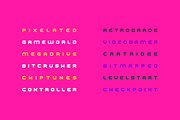 Bitrage Cyrillic Pixel Typeface, a Sans Serif Font by alpercakici (Thumbnail 14 of 17)