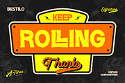 Bestilo Signature, a Sans Serif Font by Artisan Themes (Thumbnail 12 of 12)