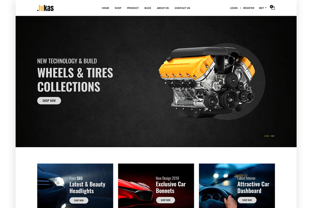 Car Parts Store Shopify Theme, a Shopify Template by HasThemes (Photo 2 of 3)