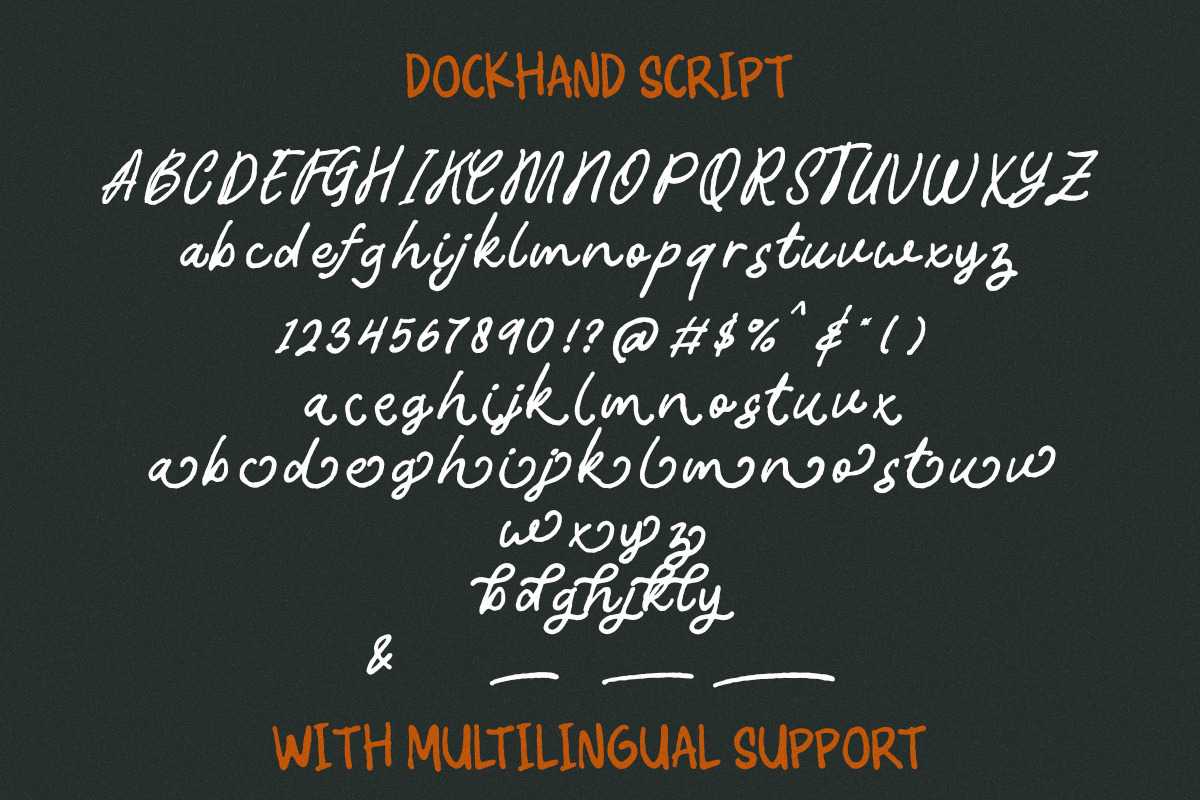 Dockhand Font Duo, a Script Font by Rillatype (Photo 8 of 10)