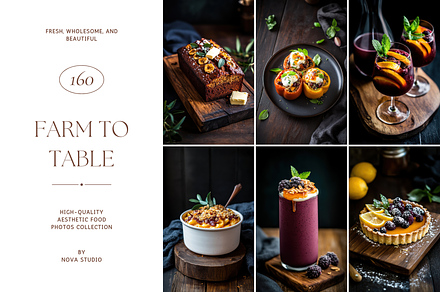 160 Farm to Table Food Photos