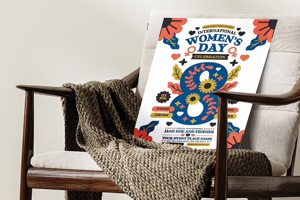 International Women's Day Flyer, a Flyer Template by Hole Hope Design (Photo 5 of 5)