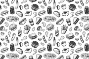 Fast Food. Vector Illustrations., a Food Illustration by Olga Olmix (Thumbnail 4 of 7)