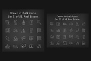 1100 Chalkboard vector icons pack, an Outline Icon by Visual Generation (Thumbnail 19 of 31)