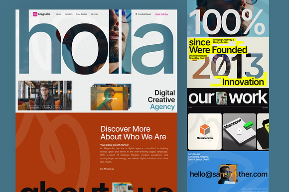 Magnolia - Digital Agency Website preview 2