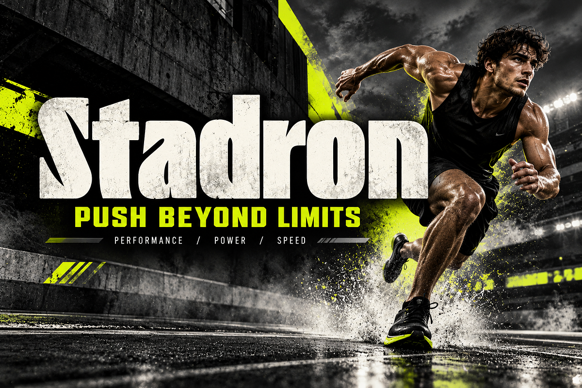 Stadron, a Slab Serif Font by Wow Magic (Photo 2 of 4)