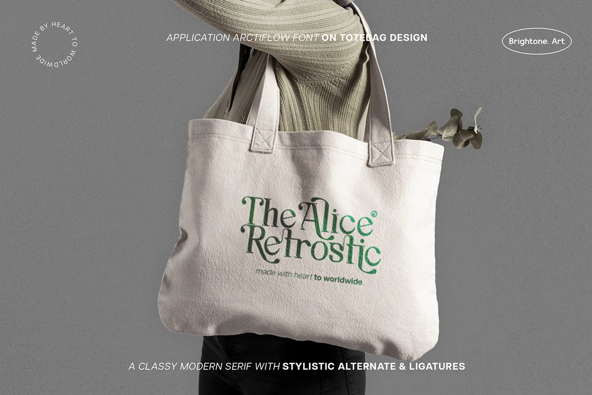 Arctiflow -Modern Serif Font, a Serif Font by Brightone (Photo 9 of 10)