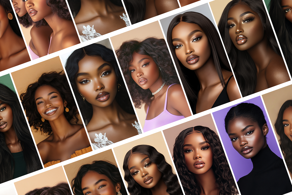 Melanin Beauty Models Stock Images, a Beauty & Fashion Photo by MarkoPresets (Photo 4 of 10)