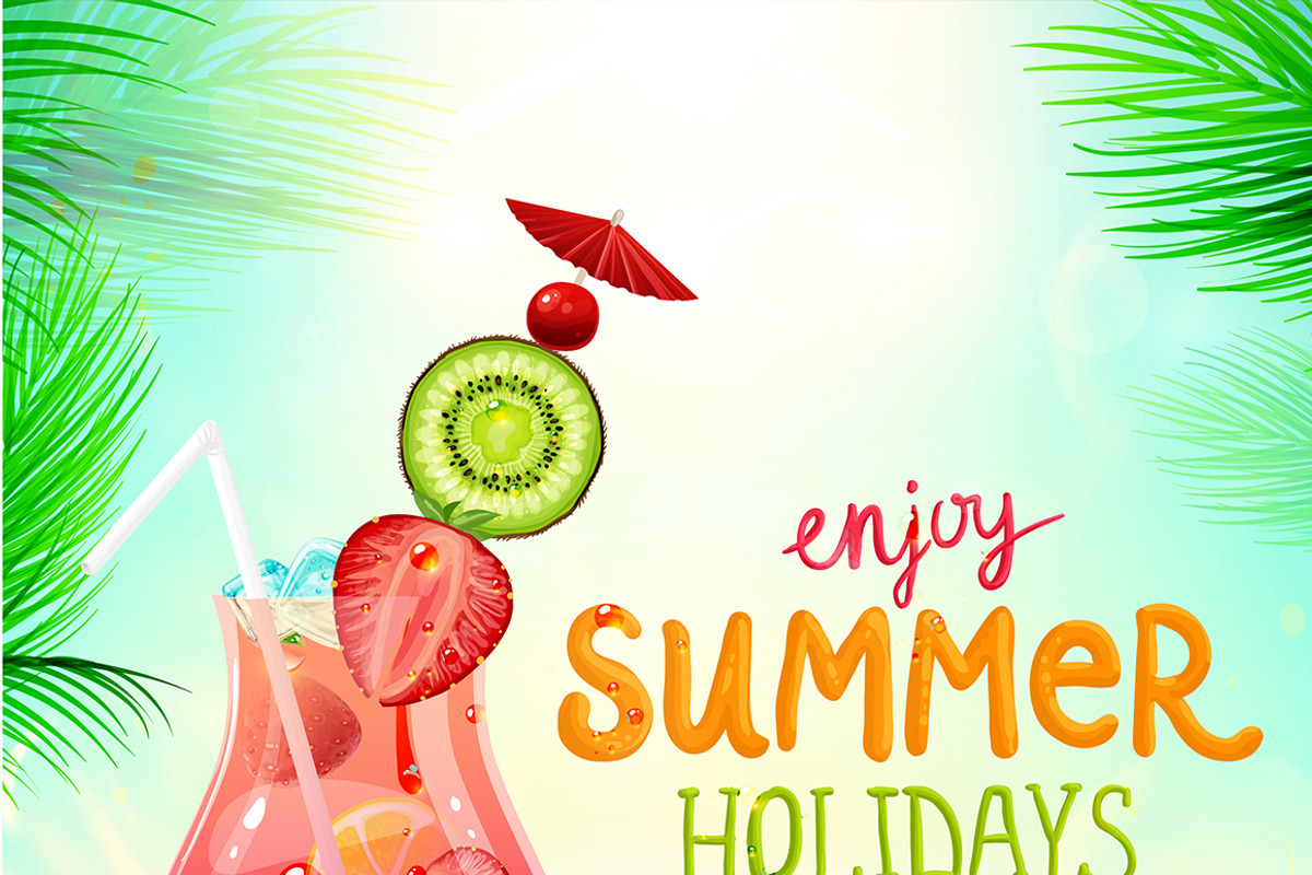 100+ Summer Backgrounds. Vector, a Food Illustration by Anna Ozerina (Photo 22 of 35)