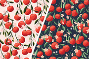 Fruit Patterns VECTOR, a Pattern Graphic by Blue Lela Design (Thumbnail 4 of 6)