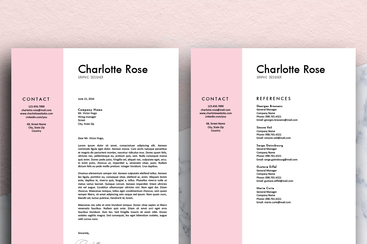Resume / CV (MS Word) | Charlotte, a Resume Template by Priiiiiiiiiiiiiint ! (Photo 2 of 3)