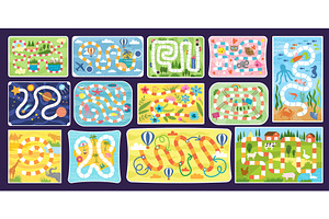 Step by step game. Maze map of, an Object Illustration by Onyx